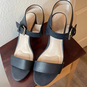 Kelly & Katie Wedge Sandals - Navy